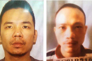 Chân dung 2 tử tù bỏ trốn: Nguyễn Văn Tình (trái) và Lê Văn Thọ - Ảnh: Công an Hà Nội