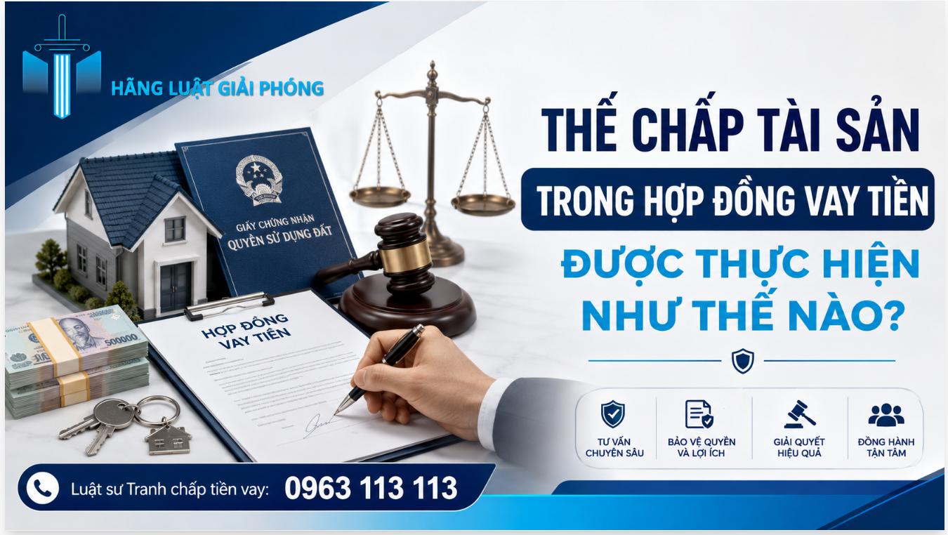 Thế chấp tài sản trong họp đồng vay tiền