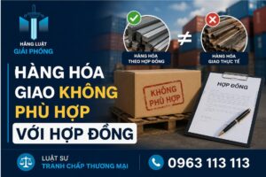 Tư vấn Hàng hóa giao không phù hợp với hợp đồng