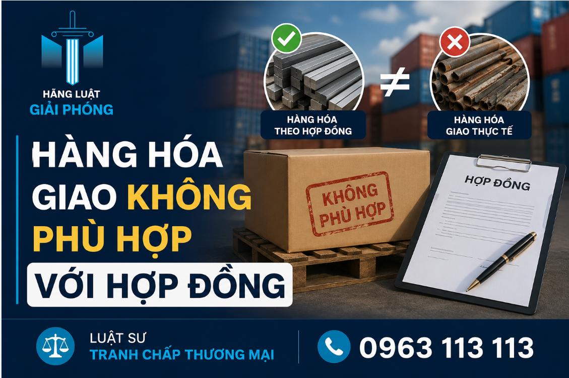 Tư vấn Hàng hóa giao không phù hợp với hợp đồng