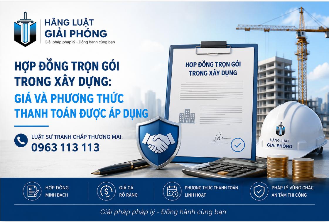 Hợp đồng trọn gói trong xây dựng: Giá và phương thức thanh toán được áp dụng